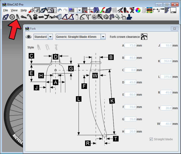 Fork dialog box