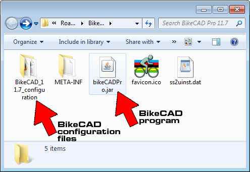 BikeCAD folder