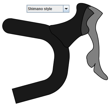 Shimano brake lever