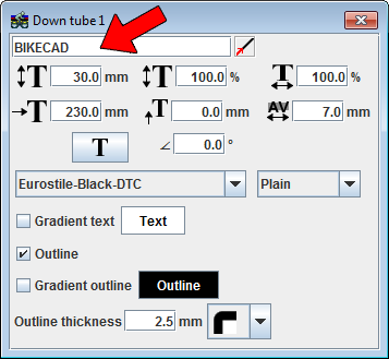 Logo dialog box