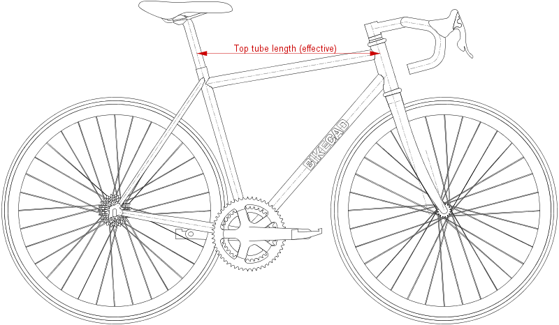 Effective Top Tube Length Effective Top Tube Length