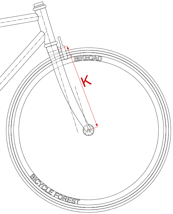 Locating front caliper brake