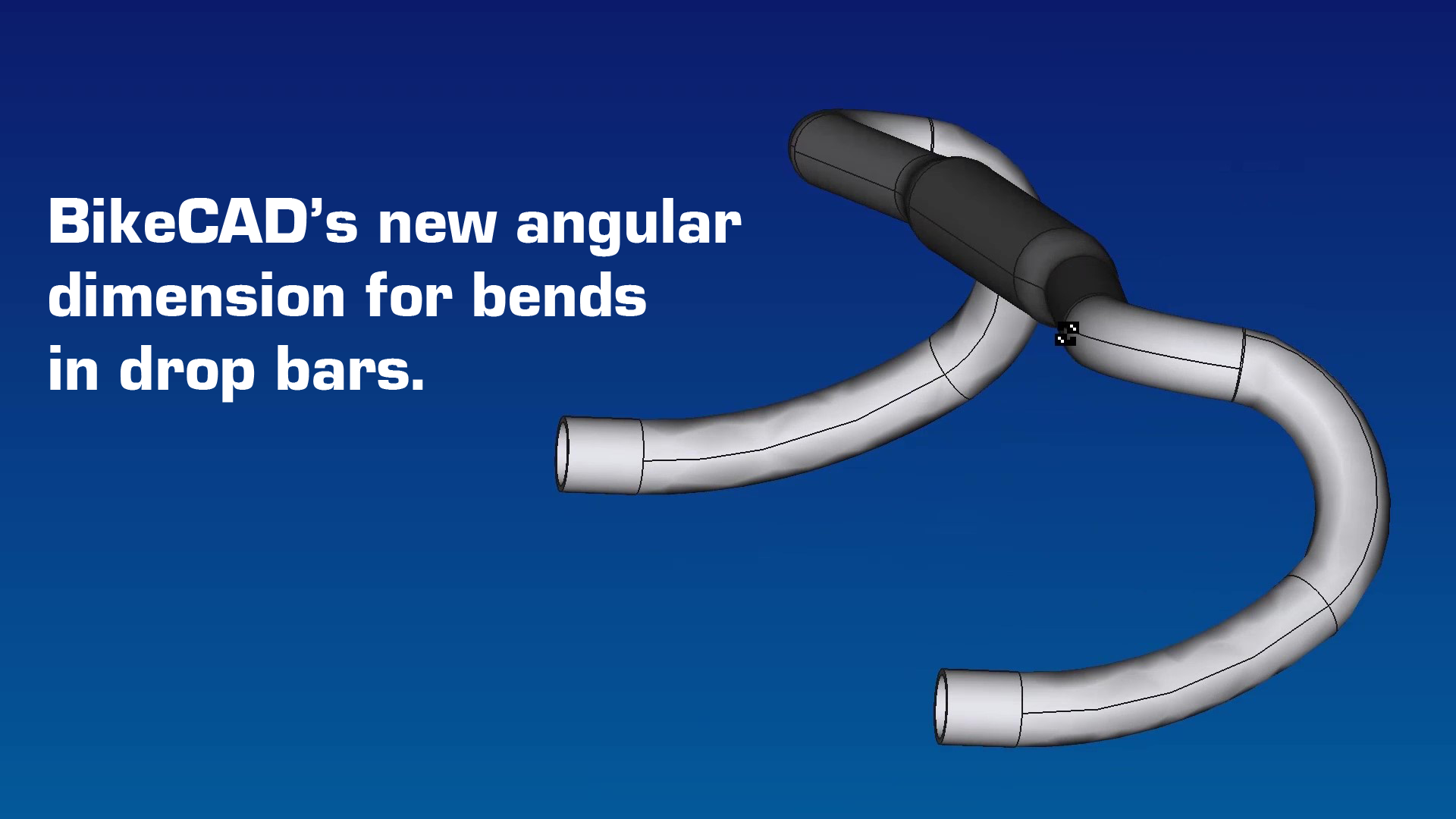 Rise applied at angle in drop handlebars www.bikecad.ca