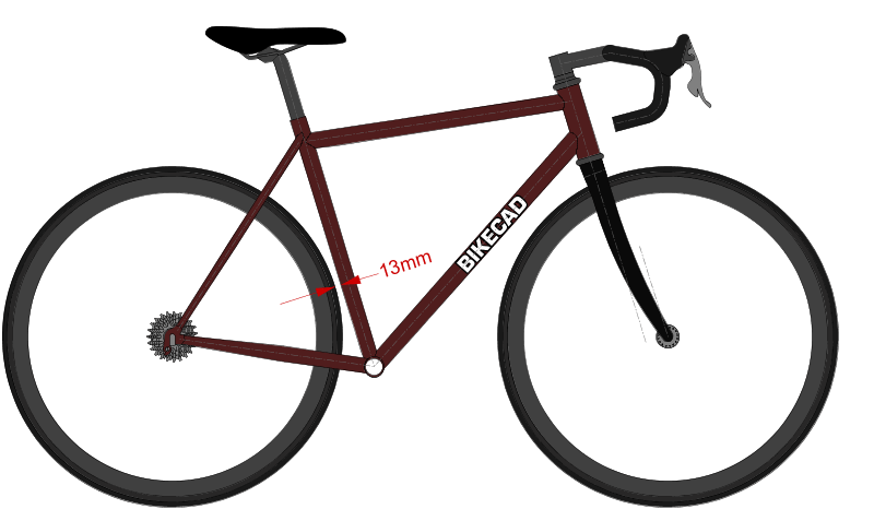 Keep Rear Wheel Gap Constant Keep Rear Wheel Gap Constant