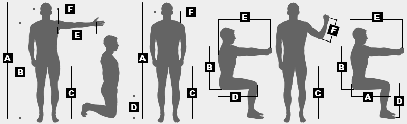 Rider measurement styles