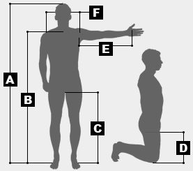 Body measurements for bike fit