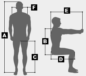 Body measurements for bike fit