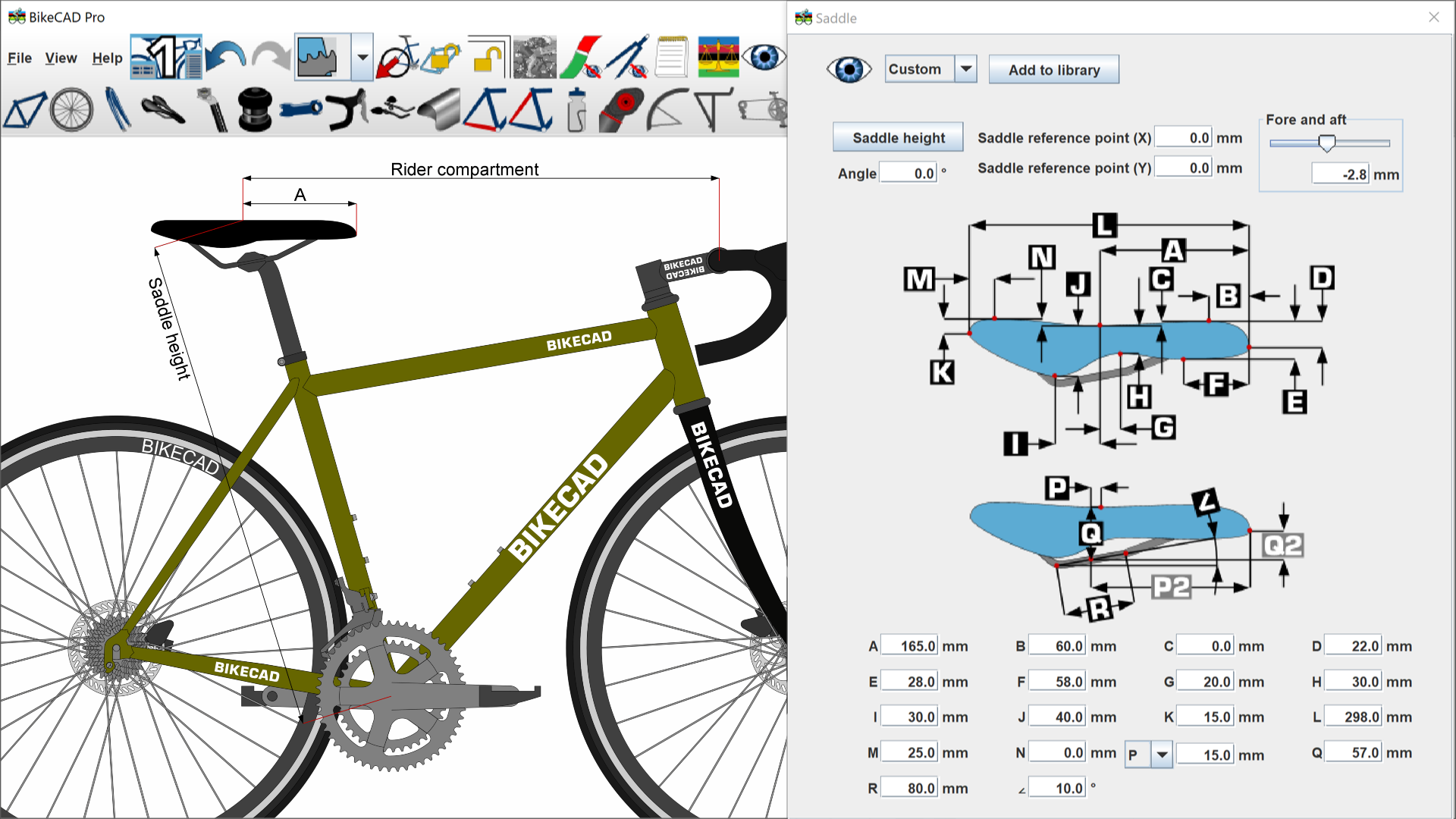 Saddle Dimensions Www Bikecad Ca Saddle Dimensions Www Bikecad Ca
