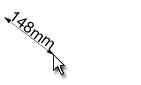 Dragging a user dimension Dragging a user dimension