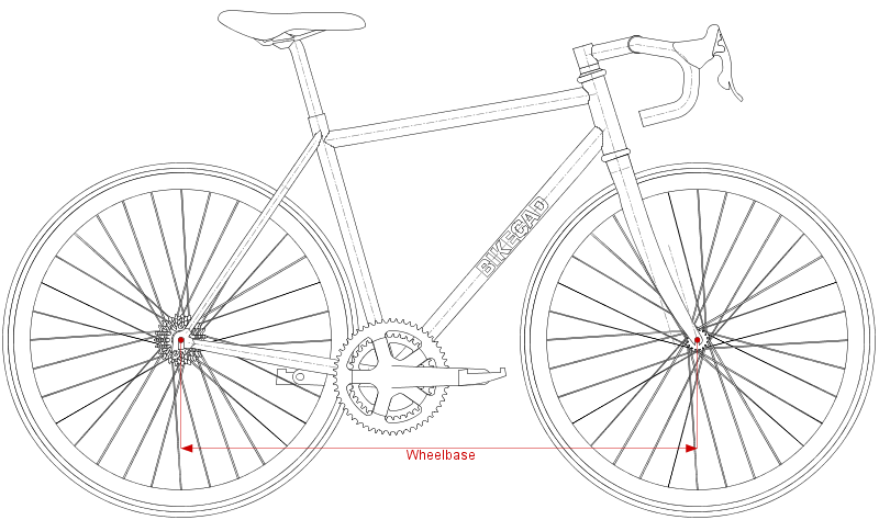 Bicycle wheelbase