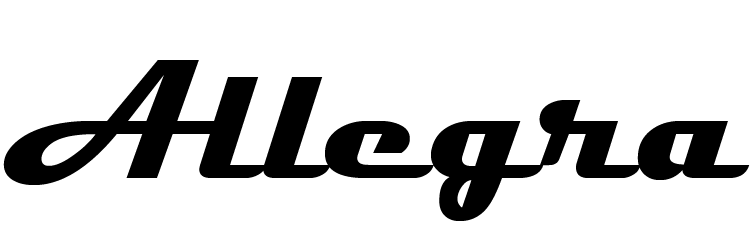 Allegra font