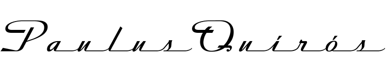 Paulus Quiros font